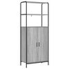 vidaXL Bufet Sonoma gri 40 x 33 x 161 cm Lemn prelucrat