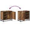 vidaXL Set de mobilier pentru baie 2 pcs Lemn Vechi Lemn compozit