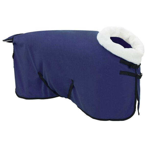 vidaXL Pătură pentru cai Albastru marin 75 cm Fleece polar