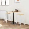 vidaXL Scaune de dining 2 pcs Alb 46 x 37 x 63 cm