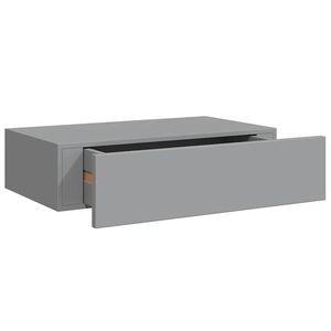 vidaXL Dulap de perete cu sertare, gri, 40x23,5x10 cm, MDF