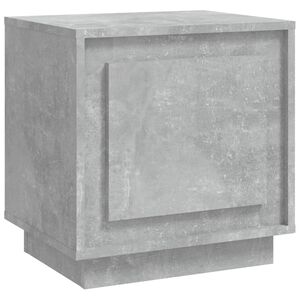 vidaXL Noptieră, gri beton, 44x35x45 cm, lemn prelucrat