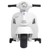 vidaXL Motocicletă de jucărie electrică Vespa, alb, GTS300