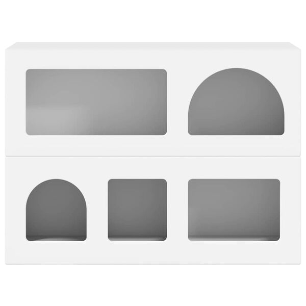 vidaXL Bufet Alb 80.5 x 35 x 59 cm Lemn compozit