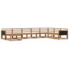 vidaXL Set de canapele de exterior 8 pcs natural Lemn Solid de Acacia