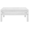 vidaXL Set mobilier de grădină, 5 piese, alb, lemn masiv de pin