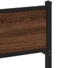 vidaXL Cadru pat fără saltea stejar maro 100x200 cm lemn prelucrat