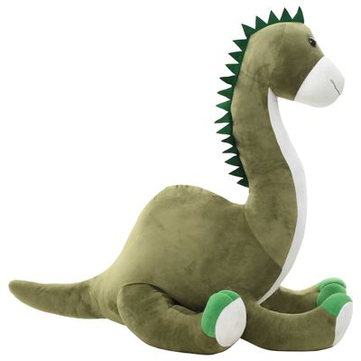 vidaXL Jucărie dinozaur Brontosaurus, verde, pluș