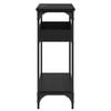 vidaXL Masă de consolă Stejar negru 100 x 29 x 75 cm Lemn compozit