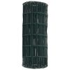 vidaXL Gard Euro Verde 0.6 x 25 m Fier acoperit cu PVC