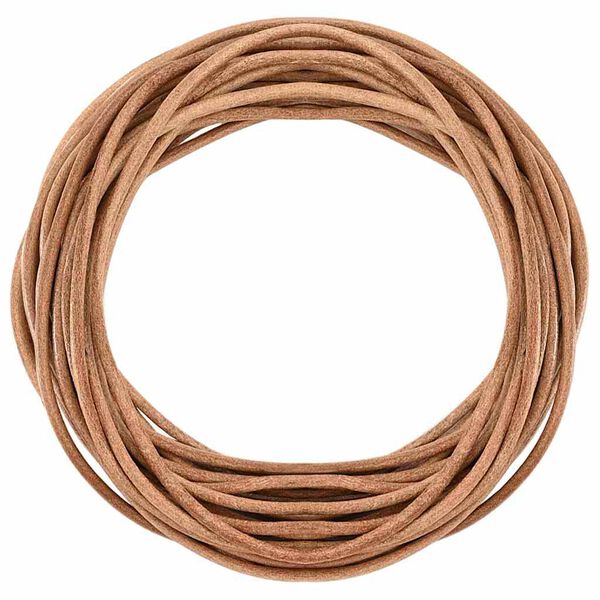 vidaXL Cord din Piele Maro &Oslash;5 mm x 50 m Piele