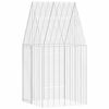 vidaXL Custodie pentru iepuri Argintiu 100 x 100 x 210 cm