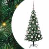 vidaXL Pom de Crăciun artificial pre-iluminat cu 150 LED Verde 120 cm