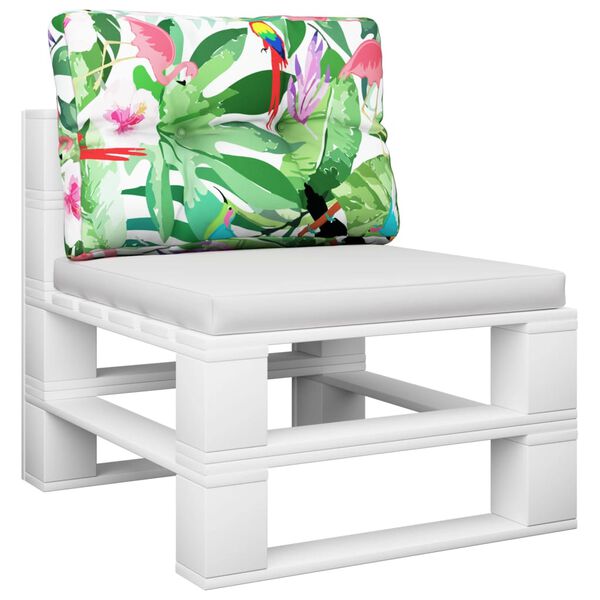 vidaXL Pernă de paleți, multicolor, 60x40x12 cm, textil