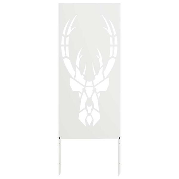 vidaXL Ecran de intimitate pentru grădină Animal Print Alb 50 x 140 cm