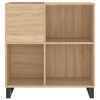 vidaXL Dulap pentru discuri stejar sonoma 84,5x38x89 cm lemn compozit