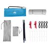 vidaXL Set Cort pentru Camping 2 pcs albastru Tafetă și Material