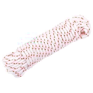 vidaXL Cablu de pornire cu tragere, alb și roșu &Oslash;4 mm 10 m nailon