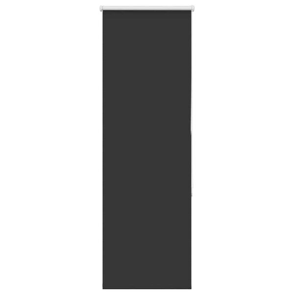 vidaXL Jaluzea cu role opace negru 55x130 cm lățime material 50,7 cm