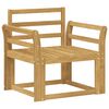 vidaXL Set de canapele de exterior Lemn Solid de Acacia Alb