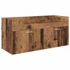 vidaXL Dulap de Baie Lemn vechi 100 x 38,5 x 46 cm Lemn compozit