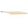 vidaXL Cort electric retractabil Galben și alb 5 x 3 m