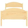 vidaXL Cadru de pat cu 2 sertare, 100x200 cm, lemn masiv de pin