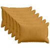 vidaXL Husă pentru pernă 6 buc. HOUTEN Galben 30 x 50 cm cord
