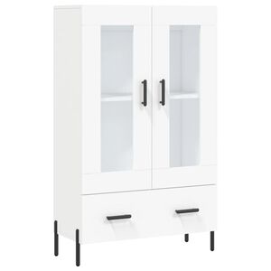 vidaXL Dulap &icirc;nalt, alb, 69,5x31x115 cm, lemn prelucrat
