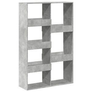vidaXL Bibliotecă, gri beton, 100x33x155,5 cm, lemn prelucrat