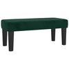 vidaXL Pat box spring cu saltea, verde &icirc;nchis, 120x190 cm, catifea