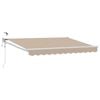 vidaXL Cort electric retractabil Bej 2,5 x 2 m