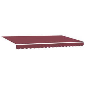 vidaXL Cortina Retractabilă Manual Burgundy 350 x 200 cm țesătură