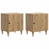 vidaXL Dulap de noapte 2 buc. Stejar Artizanal 43 x 34,5 x 50 cm