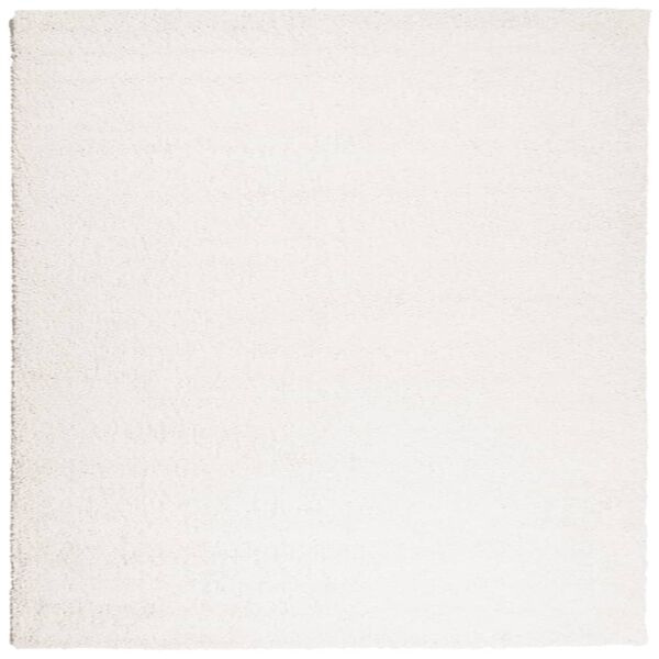 vidaXL Covor pufos "PAMPLONA" cu fire &icirc;nalte, crem modern, 160x160 cm