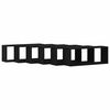 vidaXL Șemele de perete cu raft 6 pcs Stejar Negru 60 x 15 x 23 cm