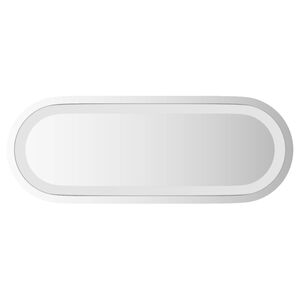 vidaXL Oglindă de baie cu LED Transparent 40 x 15 cm sticlă securizată