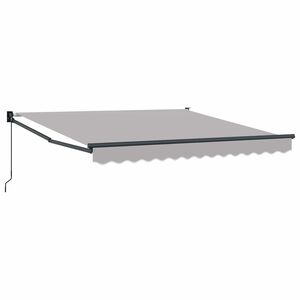 vidaXL Copertină retractabilă Gri deschis 300 x 250 x 165 cm