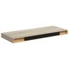 vidaXL Raft de perete suspendat, stejar, 60x23,5x3,8 cm, MDF