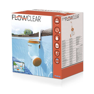 Bestway Pompă de filtrare piscină Flowclear Skimatic, 2574 L/h, 58462
