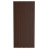 vidaXL Panouri pentru acoperiș 36 buc. maro 100x45 cm oțel galvanizat