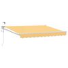 vidaXL Cort electric retractabil Nisipiu 100% Poliester și Aluminiu