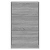 vidaXL Pantofar, gri sonoma, 63x24x103 cm, lemn prelucrat