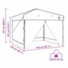 vidaXL Cort Canopy Pop-up Portocaliu 250 x 250 cm țesătură