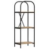 vidaXL Raft pentru cărți Stejar Artizanal 40 x 30 x 109 cm