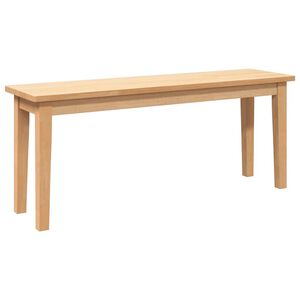 vidaXL Bancă 110 cm din lemn masiv cauciuc