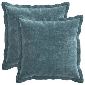 vidaXL Husă pentru pernă 2 buc. HOUTEN albastru 30 x 30 cm