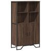 vidaXL Dulap &icirc;nalt, stejar maro, 79,5x35,5x137,5 cm, lemn prelucrat
