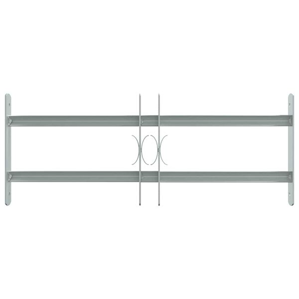 Grilaj de siguranță pentru ferestre cu 2 bare transversale 500-650 mm