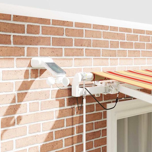 vidaXL Cortina Retractabilă Galben și portocalie 300 x 250 cm